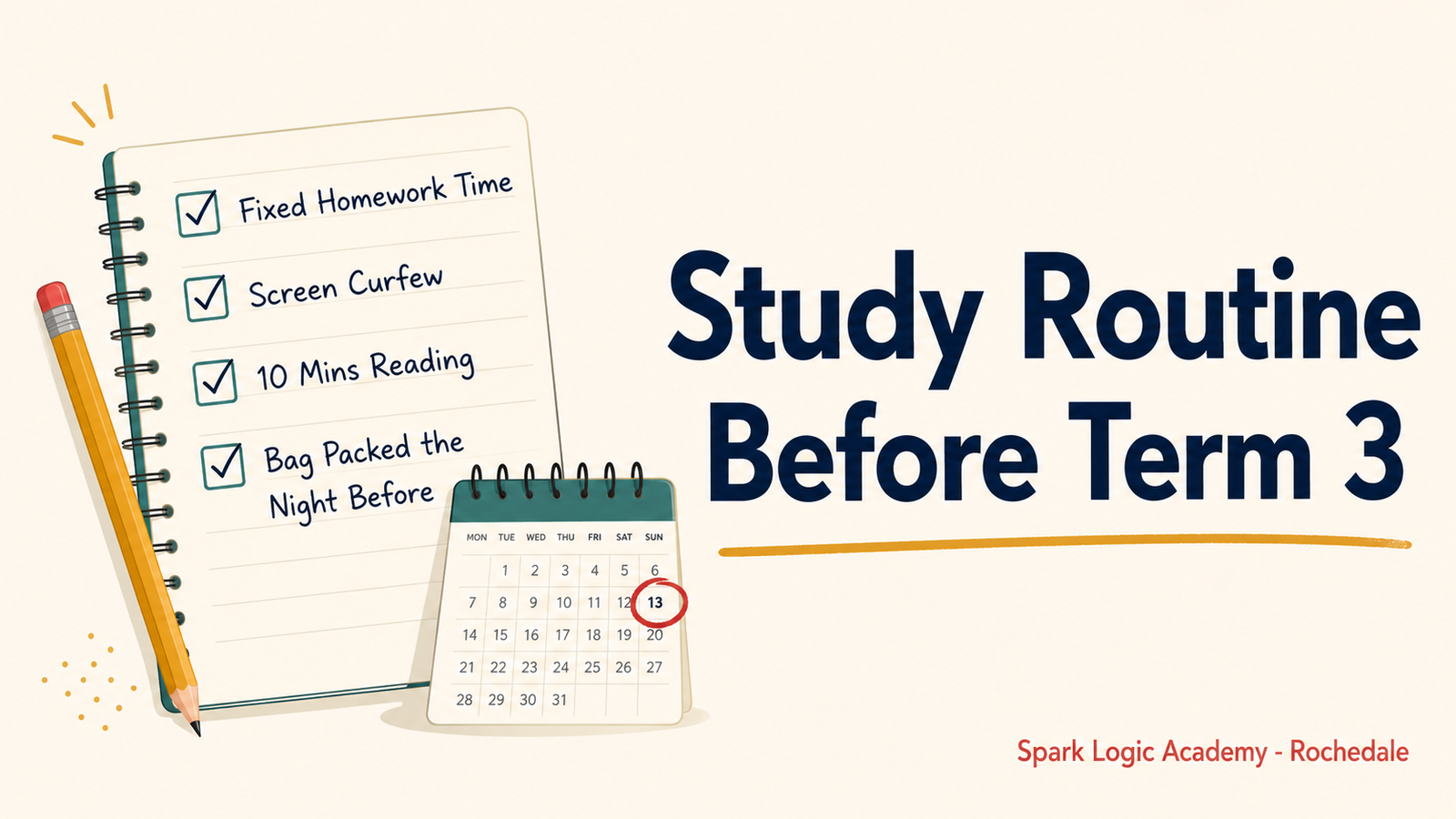 How to Set Up a Study Routine Before Term 3 (This Weekend)