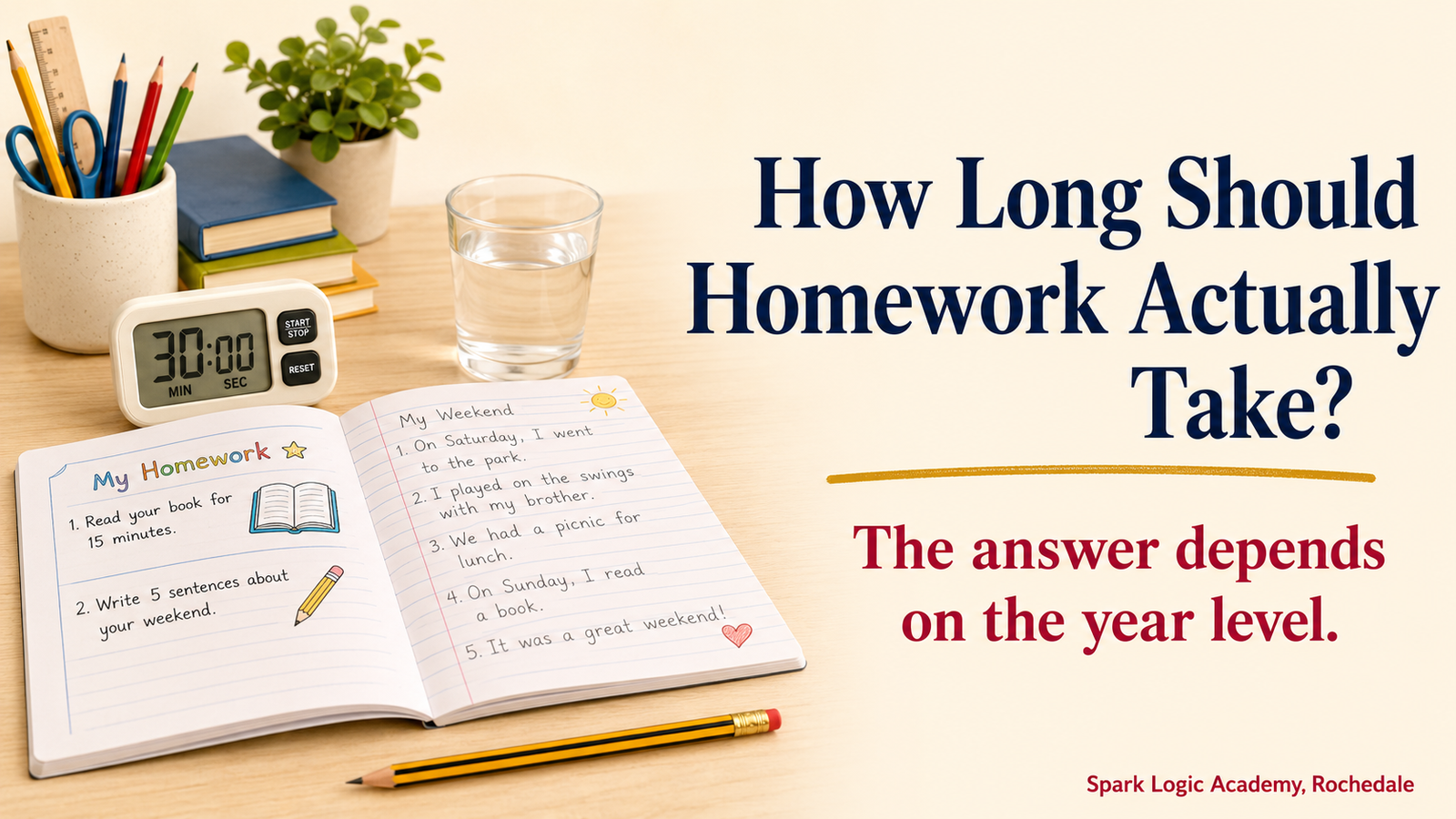 How Long Should Homework Actually Take? (And What to Do When It Goes Over)