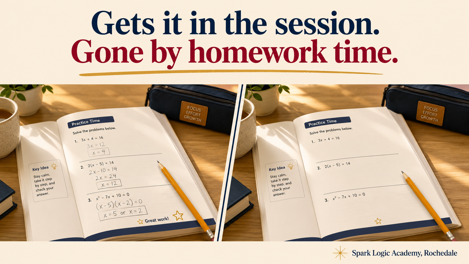 Why Your Child Understands It in the Session but Forgets It by Homework Time