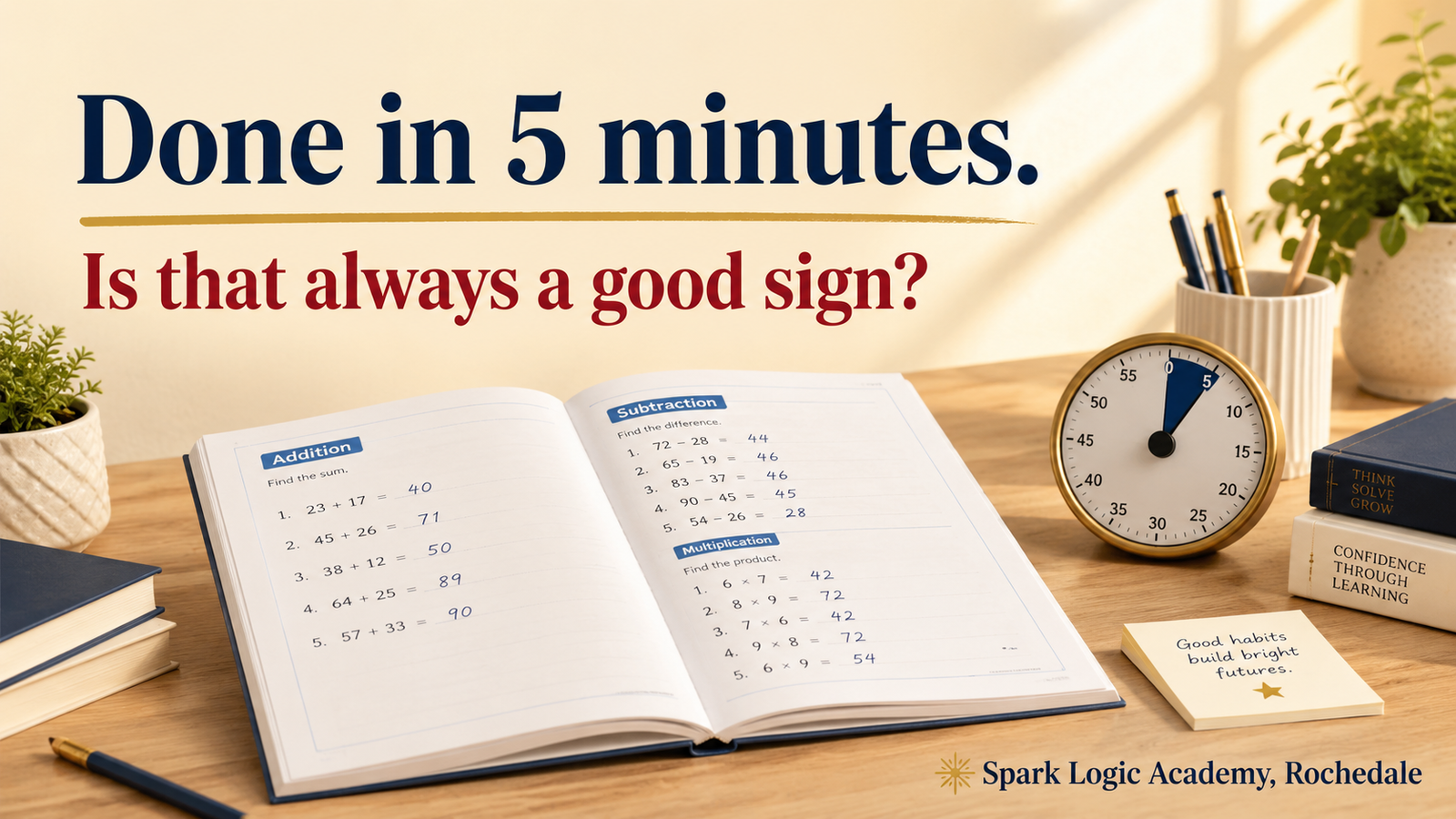 Your Child Finishes Homework in 5 Minutes Every Night